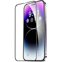 Стъклен протектор MyScreen за IPhone 14 Plus Lite Diamond Glass Edge Full Glue Cover, Черен