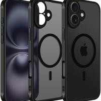Кейс Magsafe Full Matte Mag за IPhone 16 Plus, Черен