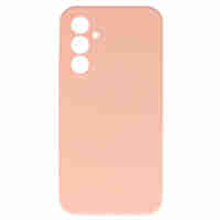 Кейс Silicone Lite за Samsung Galaxy S25, Защита около камерата, Праскова