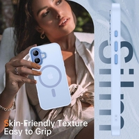 Кейс Magsafe Mist Metal Frame за IPhone 17-Benks, Светло син