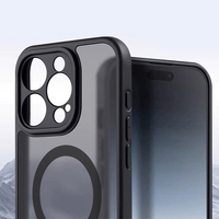 Кейс Magsafe Full Matte Mag за IPhone 15 Pro, Черен
