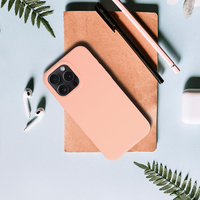 Кейс Silicone Lite за IPhone 15, Праскова