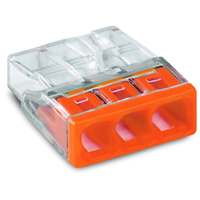 Бърза връзка Compact, за твърд проводник от 0,5 до 2,5 mm² - 3-ка - Wago Compact 2273-203