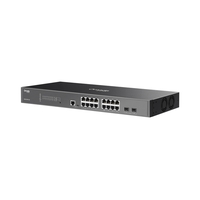 18-портов L2+ управляем суич 16×2.5G, 2×10GE SFP+, PoE++ - Omada by TP-Link SG3218XP-M2