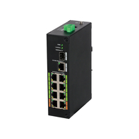 8 портов ePoe мрежов комутатор L2 + 1xSFP - DAHUA LR2110-8ET-120