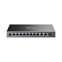 10-Port Gigabit Easy Managed Switch with 8-Port PoE+ Omada by TP-Link ES210GP