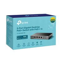 5-Port Gigabit Desktop PoE+ Switch with 1-Port PoE++ In and 4-Port PoE+Out - Omada by TP-Link SG1005P-PD