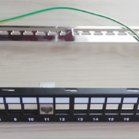 Пач панел FTP Cat.6A 24 порта