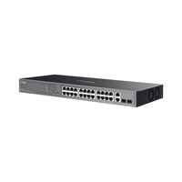 28-Port Gigabit Easy Managed Switch with 24-Port PoE+ Omada by TP-Link ES228GP
