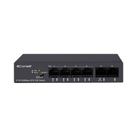 PoE мрежов суич, 4 порта + 2 uplink (10/100 Mbps) - Comelit IPSWP06N100A