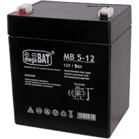Акумулаторна батерия 12V, 5.0Ah, megaBAT MB 5-12