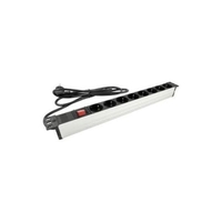 Захранващ блок 8x шуко 19'' 1U, с ключ - MMC PDU M49BM8IPSH