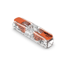 Бърза връзка Inline, за всички видове проводници от 0,2 до 4 mm² - 2-ка - Wago Compact 221-2411