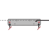 Разклонител 10x 2P+E два реда с 2 ключа ON/OFF и кабел 2m Черен - Brennenstuhl Primera-Line Power Strip BS1153300120