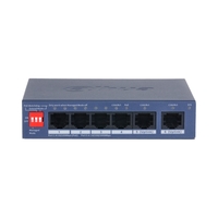 6 портов мрежов комутатор управляем с 4 PoE DAHUA 2xUpLink - DAHUA CS4006-4ET2GT-36