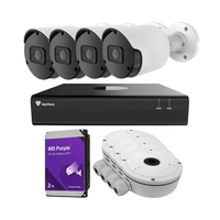 HD комплект 4 булет камери 2MP, DVR 4 канала и HDD 2TB - Raysharp HD Kit