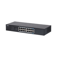 16 портов гигабитов мрежов комутатор L2 неуправляем - DAHUA S3016-16GT