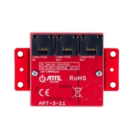 1xPoE IN 2xPoE Out мрежов суич 10/100 - ATTE Power APT-3-11
