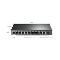10-Port Gigabit Easy Smart Switch with 8-Port PoE+ Omada by TP-Link SG1210MPE