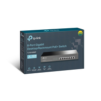 8-портов Гигабитов суич, PoE+ - Omada by TP-Link SG1008MP