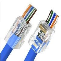Pass-through конектор RJ45 Cat5