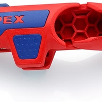 Универсален инструмент за заголване на кабел с фиксатор ErgoStrip Knipex
