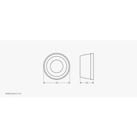 PIR датчик за присъствие за открит монтаж, IP54, ON/OFF, програмируем - CP Electronics EBDSM-PRM CP120002