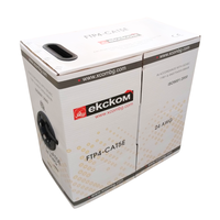FTP Cat5e 24AWG CU меден, черен