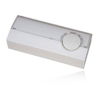 Бутон за звънец светещ Бял - Zamel Button ZA0019