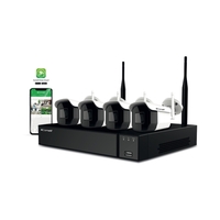 Wi-Fi комплект, NVR, 4 булет IP камери 2 MP, HDD 1 TB - Comelit WIKIT004S02NB