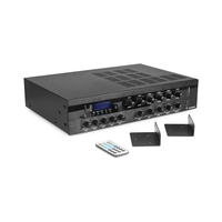 Инсталационен усилвател, 6 зони, Изходна мощност: 500W / 100V - Pearller PAD-500W