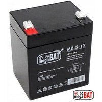 Акумулаторна батерия 12V, 5.0Ah, megaBAT MB 5-12