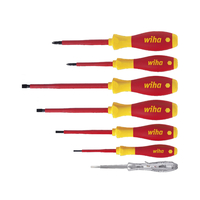 Комплект отвертки SL/PH/ел 7 броя - Wiha SoftFinish® WH00834