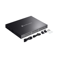 48-Port Gigabit and 4-Port 10GE SFP+ L2+ Managed Switch with 48-Port PoE+ Omada by TP-Link SG3452XP
