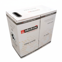 FTP Cat5e 24AWG CU - меден, сив