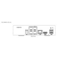 NVR TVT 4CH TD-3004H1-4P-A1L, 1xHDD, POE, no VGA