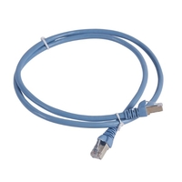 Корда C6 F/UTP 1.0 m PVC, зелена - Legrand Linkeo 632760