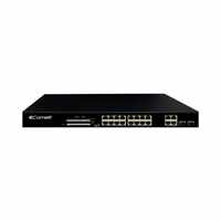 PoE мрежов суич, 16 порта + 4 uplink + 2 SFP, гигабитов - Comelit IPSWP22N01A