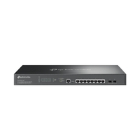 8-Port 2.5GBASE-T and 2-Port 10GE SFP+ L2+ Managed Switch with 8-Port PoE+ Omada by TP-Link SG3210XHP-M2
