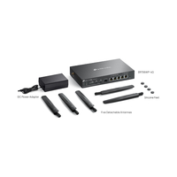 4G+ Cat6 AX3000 Gigabit VPN Gateway with 4-Port PoE+ Omada by TP-Link ER706WP-4G