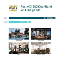 Access Point, AX1800 Ceiling Mount WiFi 6 - Omada by TP-Link EAP613