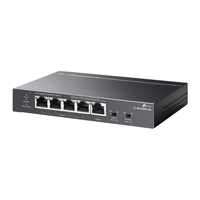 5-Port Gigabit Desktop PoE+ Switch with 1-Port PoE++ In and 4-Port PoE+Out - Omada by TP-Link SG1005P-PD