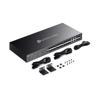 24-Port SFP L2+ Managed Switch with 4 10GE SFP+ Slots - Omada by TP-Link SG3428XF