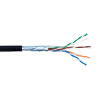 Кабел cat. 5e F/UTP 100 MHz PE за външно и вътрешно полагане - 305 m - ECG E7091002