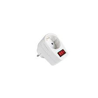 Адаптер за контакт 1x 2P+E с ключ Бял - Brennenstuhl Adapterstecker BS1508070