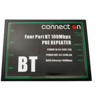 POE Екстендер/Репитер 4x10/100 IEEE 802.3bt
