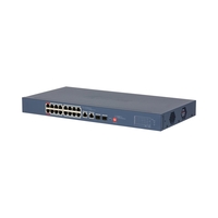 18-Port Cloud Managed Desktop Switch with 16-Port PoE - DAHUA CS4218-16ET-240