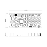 10-портов PoE суич (8xPoE 10/100 Mbps + 2xGigabit Uplink) - ATTE Power xPoE-10-20A-OF