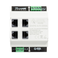 3 PoE порта, 1 UpLink порт - ATTE Power SWPS-4-11-DIN4