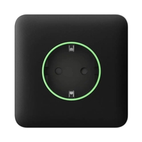 Лицев панел за контакт, Черен - Ajax SoloButton(basic) 89056.164.BL
